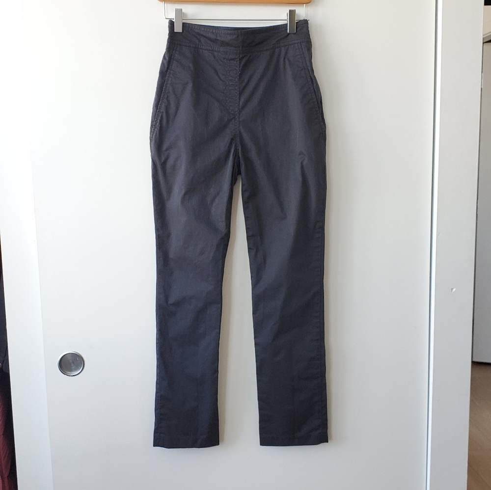 Neil Barrett High-Waist Black Cotton Trousers